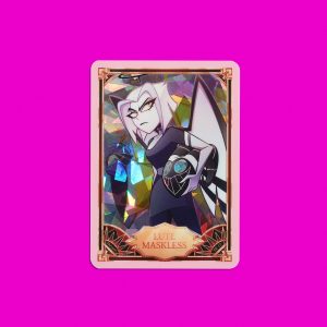 Hazbin Hotel Trading Cards Lute Maskless Cracked Ice Promo Card (PR-12)