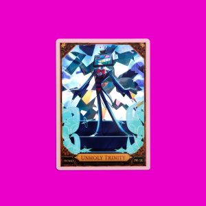 Hazbin Hotel Trading Cards Unholy Trinity Cracked Ice Promo Card (PR-18)